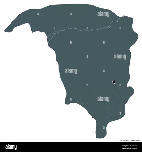 shape  yobe state  nigeria   capital isolated  white
