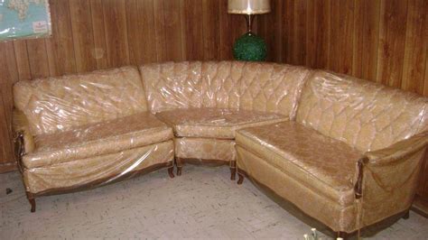 Plastic-covered furniture. Good times. : r/nostalgia