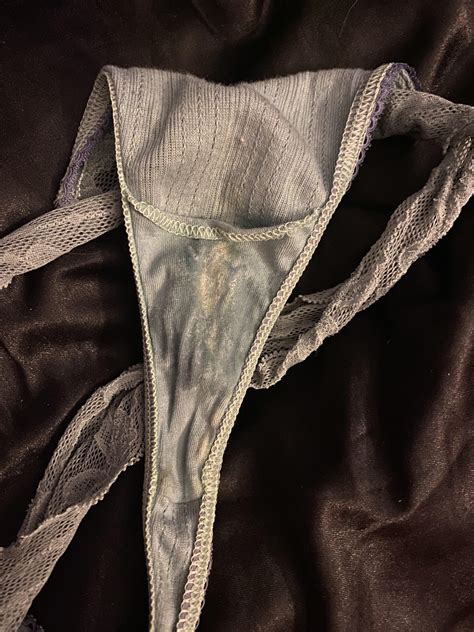 I know you guys love my sticky gusset pics…this VS thong I came in is
