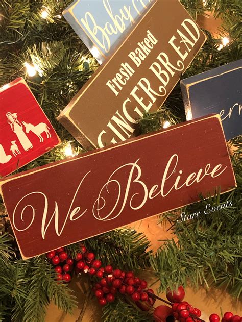 10 Rustic Christmas Signs Christmas Decorations Rustic | Etsy