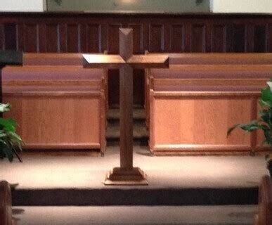 Wooden Pulpit Crosses - Custom Sizes - Purchase in our online store.