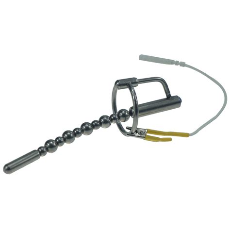 For DIY electric shock penis beads plug with ring urethral vibrator ...