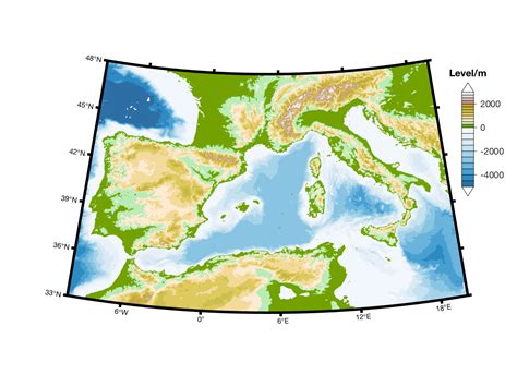 M_Map: A Mapping package for Matlab