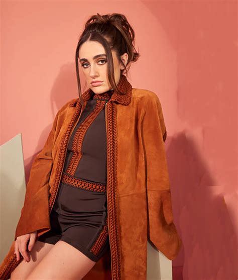 Burning Questions with Bottoms Rachel Sennott Leather Coat