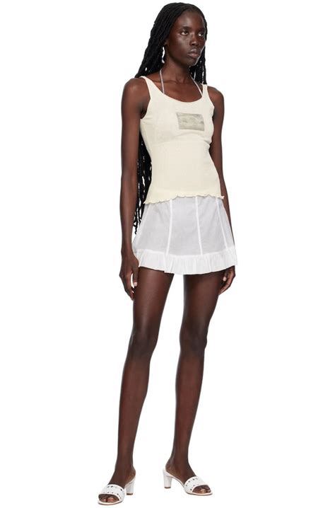 Paloma Wool Cliff Miniskirt - White | Garmentory