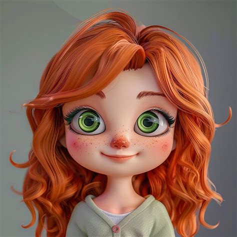 Bonequinha Ruiva - Bonequinha Ruiva Olhos Escuros Imagens – Download Grátis no Freepik