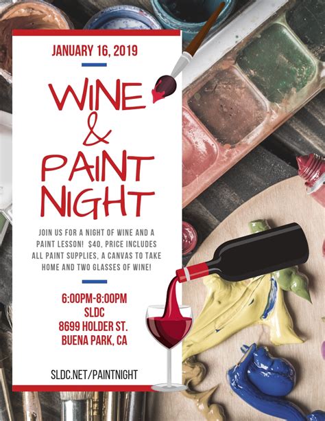 Wine & Paint Night | Speech and Language Development Center