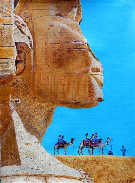 The Great Sphinx Of Giza Painting by Ritina Ansurkar | Saatchi Art