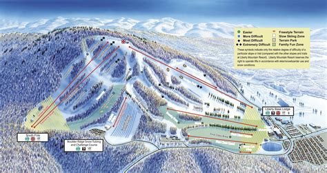 Liberty Trail Map | OnTheSnow