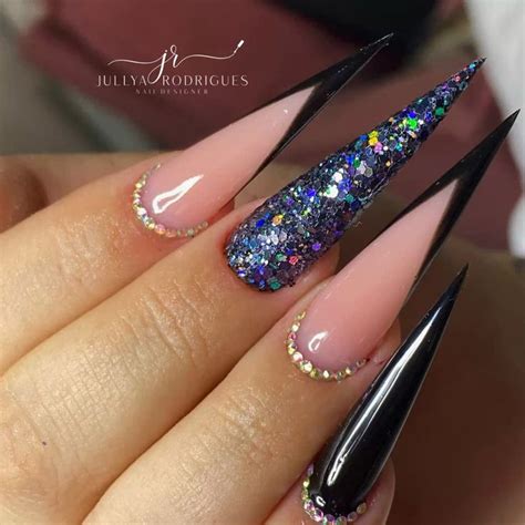 Unhas Grandes E Decoradas - Extra grande | alongamento de unhas | unhas decoradas | Unhas acrílicas ...