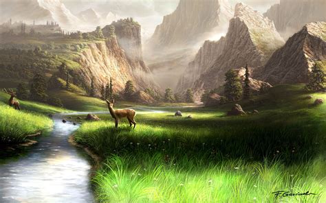 25 Beautiful Digital Art Landscapes and Matte Paintings by Feliks