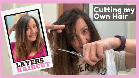 how to cut my own hair short layers