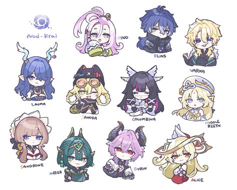 Safebooru - 3boys 6+girls aino (genshin impact) alice (genshin impact