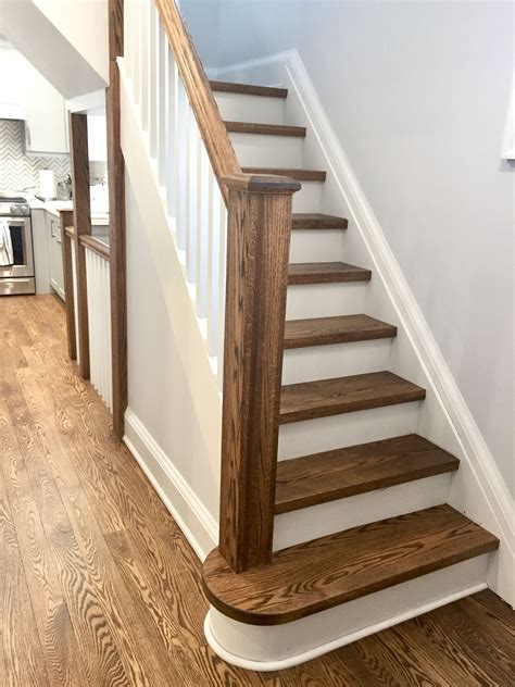 stained stairs