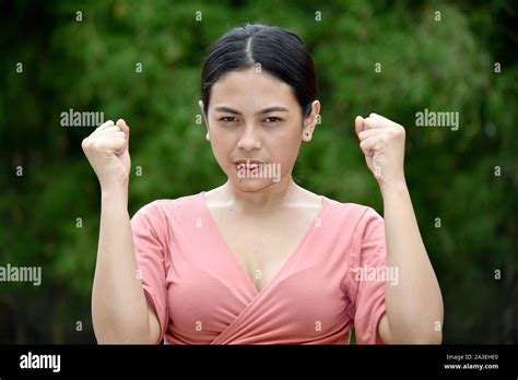 An Upset Female Woman Stock Photo - Alamy