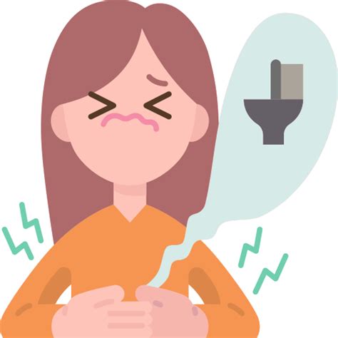 Diarrhea Amethys Design Flat icon