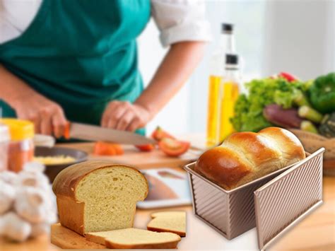 amazoncom spmarkt pack pullman bread pans  lid lb capacity