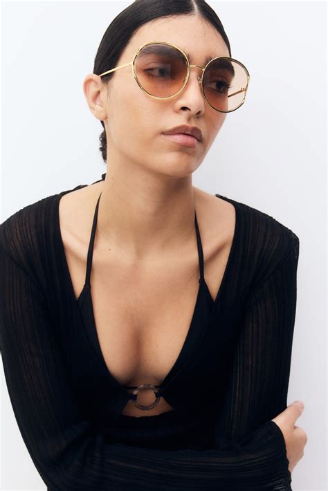 Runde Sonnenbrille - Goldfarben - Ladies | H&M DE