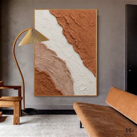 Terracotta textured wall art terracotta abstract art 3d texture art heavy textured wall art ...