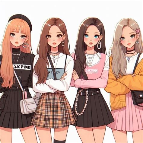 friends drawing cute
