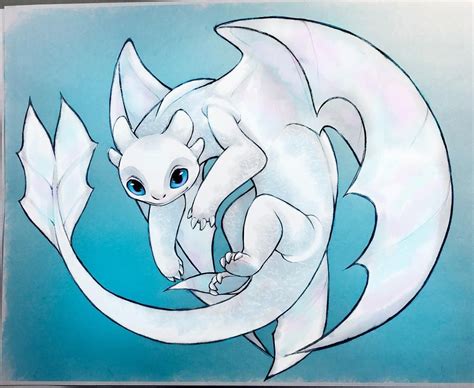 Reposting my old drawing of the light fury because I saw The Hidden ...