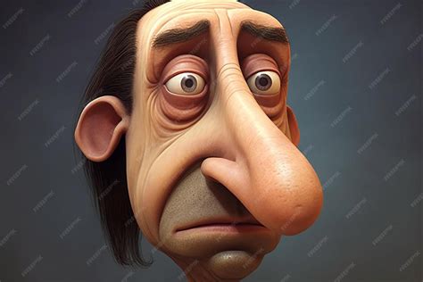 Personagem Orelhudo E Narigudo