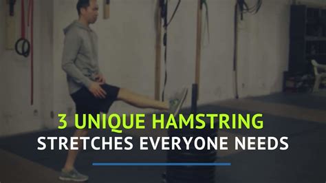 unique hamstring stretches   precision movement