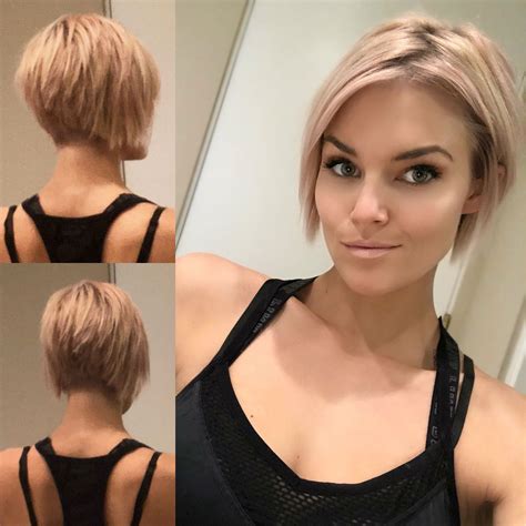 @krissafowles short blonde hair | Short hair with layers, Short hair