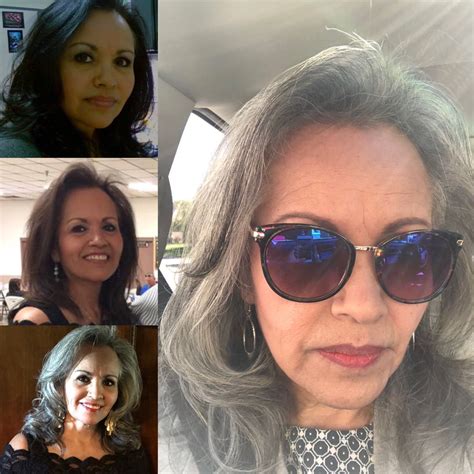 im months   grey hair transition  finally