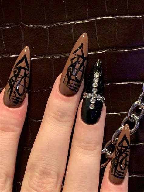 mmm_nails | Swag nails, Grunge nails, Edgy nails