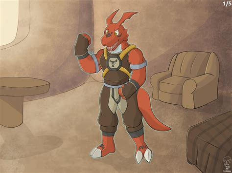 The growth of guilmon 1 by donttouchmylasagna on DeviantArt
