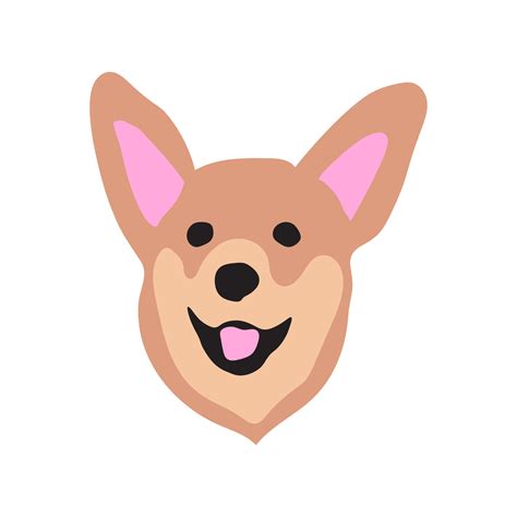 cute doodle corgi illustration. dog in minimalist style. 10550119 ...