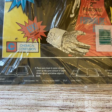 Vintage 1988 Nerdy Dancing / Sci-Fi-High Book Cover Lot of 2 by Scentex