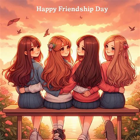 Imágenes de 4 Amigas Dibujo - Descarga gratuita en Freepik