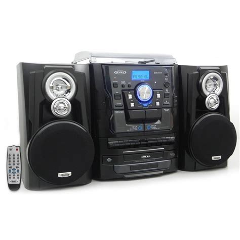 Jensen All-In-One Hi-Fi Stereo CD Player Turntable & Digital AM/FM ...