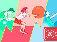 300 Ball and band exercise ideas | exercise, workout, fitness body