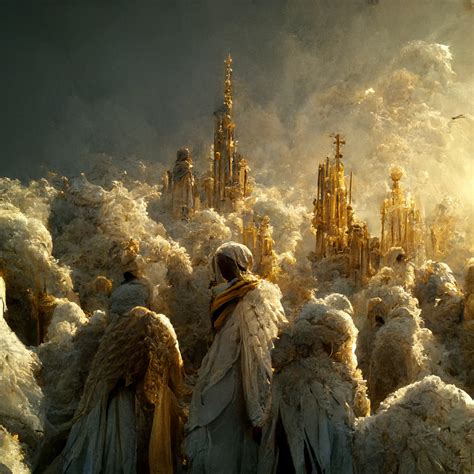 ArtStation - AI generated Images: 3 city of angels and heaven