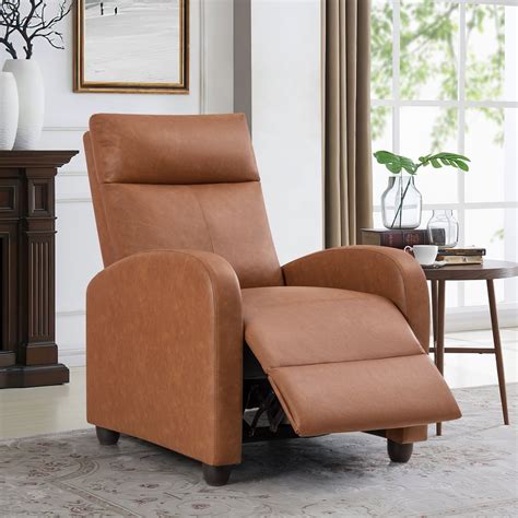 Homall Large Reclining PU Leather Chair, Single Sofa Recliner for