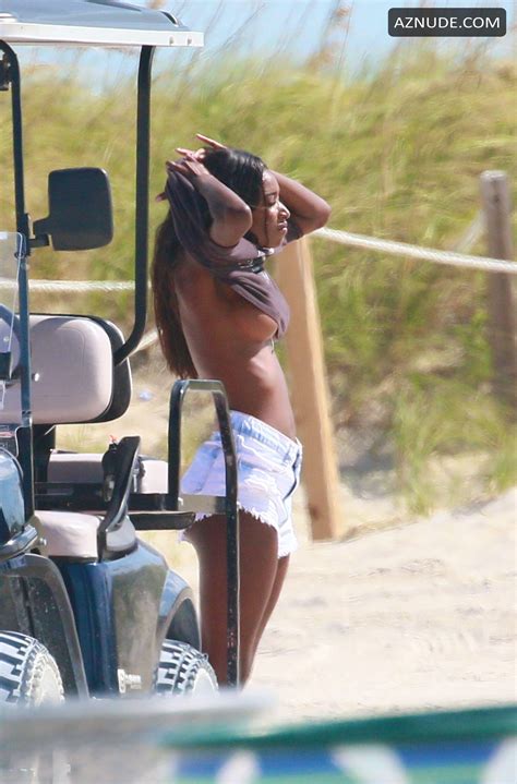 Hadassah Richardson Topless at A Photoshoot in Miami - AZNude