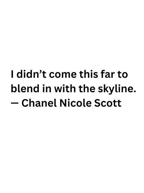 Chanel Nicole Scott