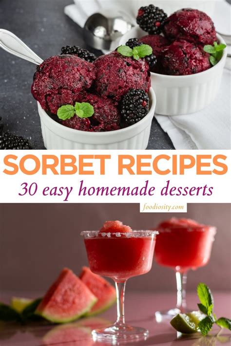 30 Sorbet Recipes To Cool You This Summer - Foodiosity