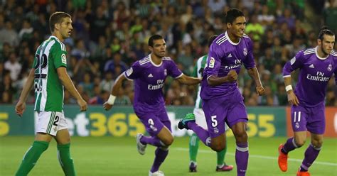 real betis   real madrid  score  goal updates   la