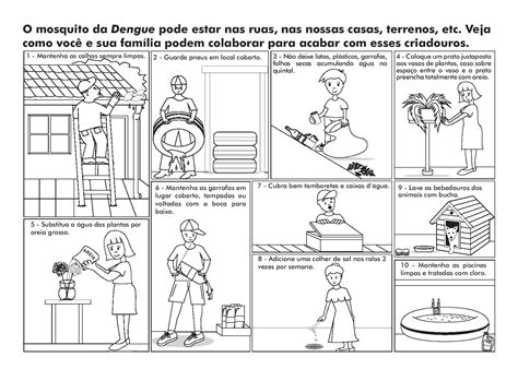 Desenho Contra A Dengue - PROFª ADRIANA, ALFABETIZANDO COM AMOR: Cartilha da Dengue para colorir