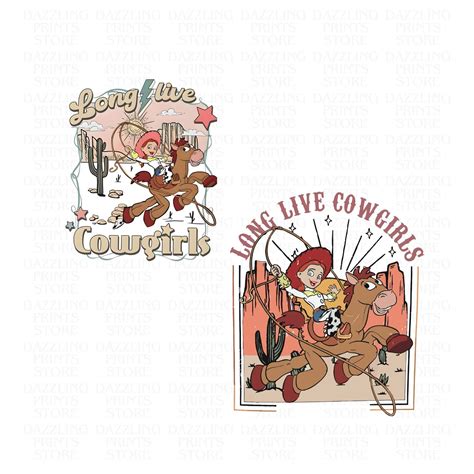 Bundle Jessie Long Live Cowgirl Toy Story PNG, Cowgirls Png, Friendship