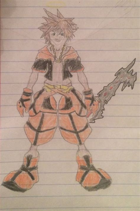 Sora fan-art (Draft) by Mr-Beastboy on DeviantArt