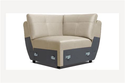 Угловое кресло Ванкувер левое Velvet Beige, купить в Алматы, цена 185 ...