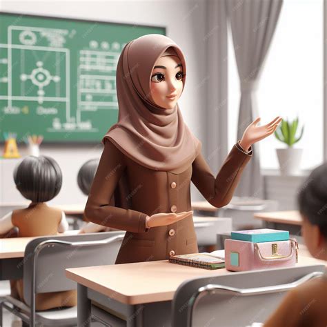 Premium Photo | 3D Teacher Art