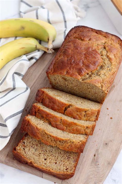 Healthy Banana Bread Recipe - The Pillow Willow