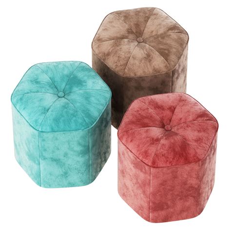 Crisy pouffe 3D model | CGTrader