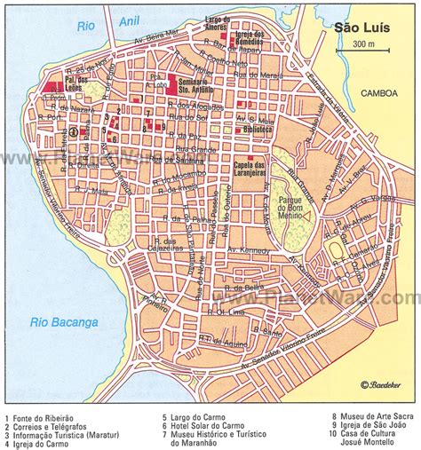 Sao Luis Map - Brazil